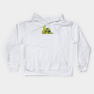 Slow Moving Snail Kids Hoodie